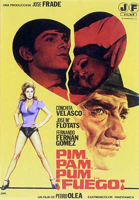 Cartel «Pim, pam, pum... ¡Fuego!» (1975)