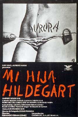 Cartel «Mi hija Hildegart» (1977)