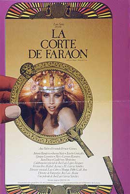 Cartel «La corte de Faraón» (1985)