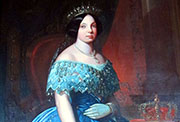 Retrato de Isabel II por José Romá (Palacio de Cervelló de Valencia).