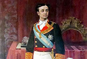 Retrato de Alfonso XII por José María Fenollera Ibáñez (Palacio de Cervelló de Valencia).