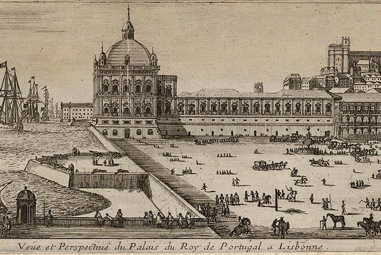 Palacio Real de Lisboa, Meunier, siglo XVII.