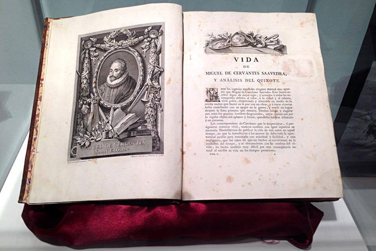 Edición del «Quijote» en el Archivo Municipal.