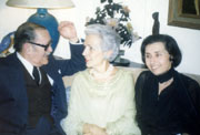 M.ª Soledad Carrasco, Teresa Castroviejo, Eugeni Florit, marzo de 1979.