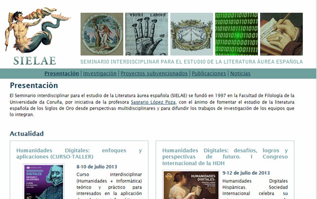 Seminario Interdisciplinar para el Estudio de la Literatura Áurea Española