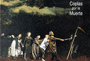 Teatro Corsario. Cartel del espectáculo «Coplas por la muerte».