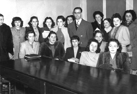 Primera clase de Antonio Tovar en la Universidad de Buenos Aires (9 agosto 1948)