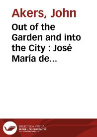 Out of the Garden and into the City : José María de Pereda's Pedro Sánchez