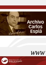 Archivo Carlos Esplá