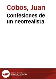 Confesiones de un neorrealista