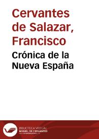 Crónica de la Nueva España