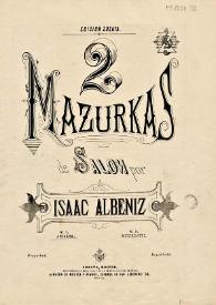 2 mazurkas de salón
