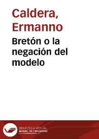 Bretón o la negación del modelo