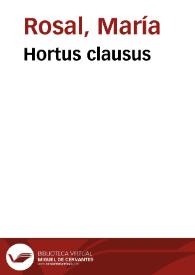 Hortus clausus