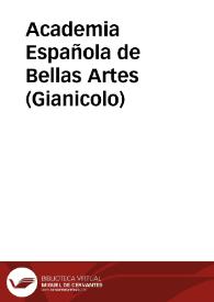 Academia Española de Bellas Artes (Gianicolo)