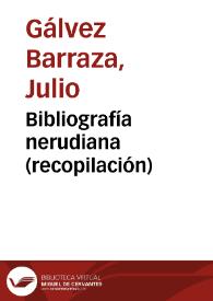 Bibliografía nerudiana (recopilación)