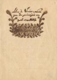 Libro de varias notas que da principio en el año 1814 ; son de Agustín Elías