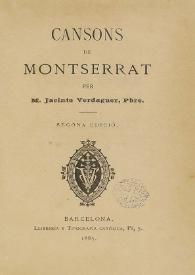 Cansons de Montserrat