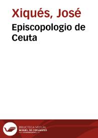 Episcopologio de Ceuta