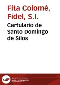 Cartulario de Santo Domingo de Silos