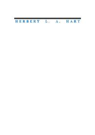 En memoria de H.L.A.Hart