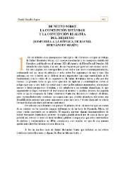 De nuevo sobre la concepción estándar y la concepción realista del derecho : (Respuesta a la réplica de Rafael Hernández Marín)