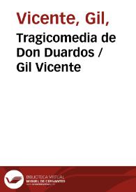 Tragicomedia de Don Duardos