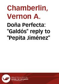 Doña Perfecta: 