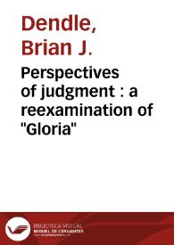 Perspectives of judgment : a reexamination of 
