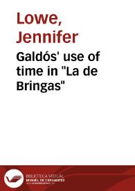 Galdós' use of time in 