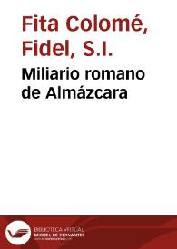 Miliario romano de Almázcara