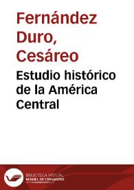 Estudio histórico de la América Central