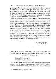 Palavras proferidas pelo Bispo de Coimbra quando foi recebido na Real Academia de Historia de Madrid no dia 5 de junho de 1896
