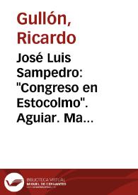 José Luis Sampedro: 
