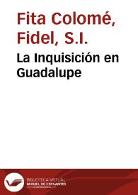 La Inquisición en Guadalupe