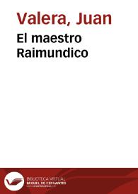 El maestro Raimundico [Audio]