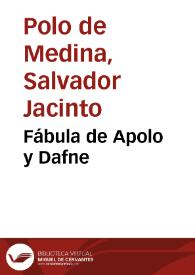 Fábula de Apolo y Dafne