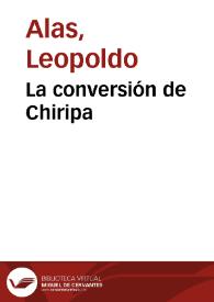 La conversión de Chiripa