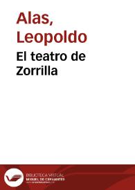 El teatro de Zorrilla
