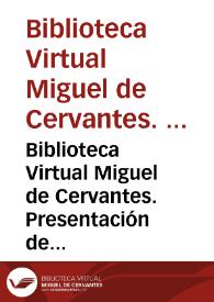 Biblioteca Virtual Miguel de Cervantes. Presentación de la Biblioteca de Signos en el I Congreso Nacional de Lengua de Signos I