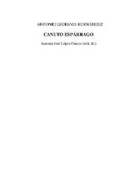 Canuto Espárrago : novela (1903)