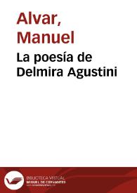 La poesía de Delmira Agustini