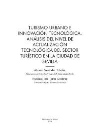 Turismo urbano e innovación tecnológica. Análisis del nivel de actualización tecnológica del sector turístico en la ciudad de Sevilla