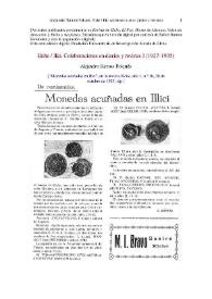Elche/Ilici. Colaboraciones en diarios y revistas I (1927-1935)