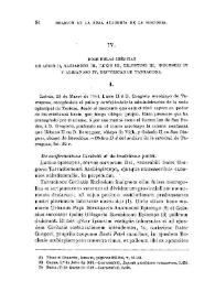 Doce bulas inéditas de Lucio II, Alejandro III, Lucio III, Celestino III, Inocencio IV y Alejandro IV, históricas de Tarragona