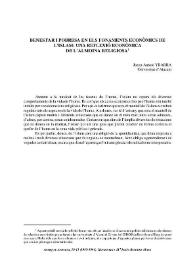 Benestar i pobresa en els fonaments econòmics de l' Islam: una reflexió econòmica de l' almoina religiosa