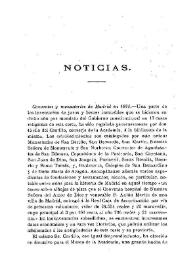 Noticias. Boletín de la Real Academia de la Historia, tomo 30 (junio 1897). Cuaderno VI