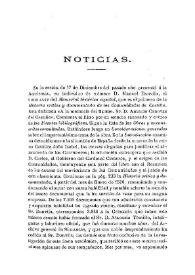 Noticias. Boletín de la Real Academia de la Historia, tomo 32 (enero 1898). Cuaderno I