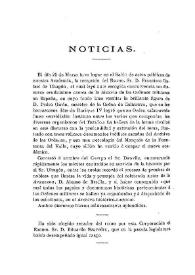 Noticias. Boletín de la Real Academia de la Historia, tomo 32 (abril 1898). Cuaderno IV