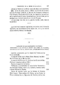Catálogo de los documentos históricos referentes a las antiguas Cortes del Reino de Navarra, existentes hoy en el archivo del Ayuntamiento de Tudela